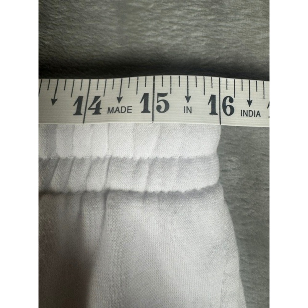 Adidas‎ Golf Pants Mens M White Sweatpants Joggers  Fleece Drawstring - Picture 3 of 9